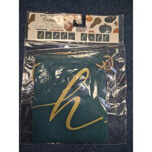 Hello Fall Banner 72" Length One Count Fabric With Twine For fall Autumn Decorat